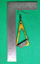 Load image into Gallery viewer, Butterflies Hairclip & Wooden Earrings Set