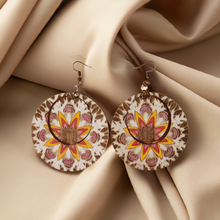 Load image into Gallery viewer, Two-in-One Mandala Charm Earrings – Double the Style, One Price!