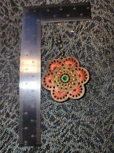 Load image into Gallery viewer, Embroidery Floral Essence Wooden Earrings
