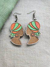 Load image into Gallery viewer, Heritage Beauty - Wooden Earrings

