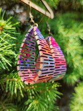 Load image into Gallery viewer, Magical Rainbow Wooden Earrings
