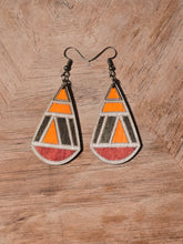 Load image into Gallery viewer, Teardrop Wood Earrings
