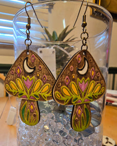 Rustic Magic Wooden Earrings