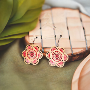 Natural Splendor Wooden Earrings