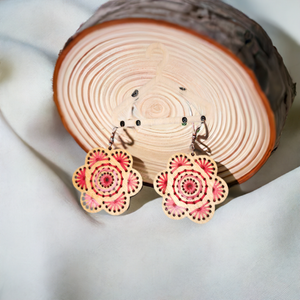 Natural Splendor Wooden Earrings