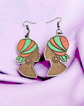 Load image into Gallery viewer, Heritage Beauty - Wooden Earrings

