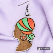 Load image into Gallery viewer, Heritage Beauty - Wooden Earrings
