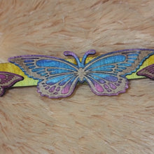 Load and play video in Gallery viewer, Butterflies Hairclip &amp; Wooden Earrings Set
